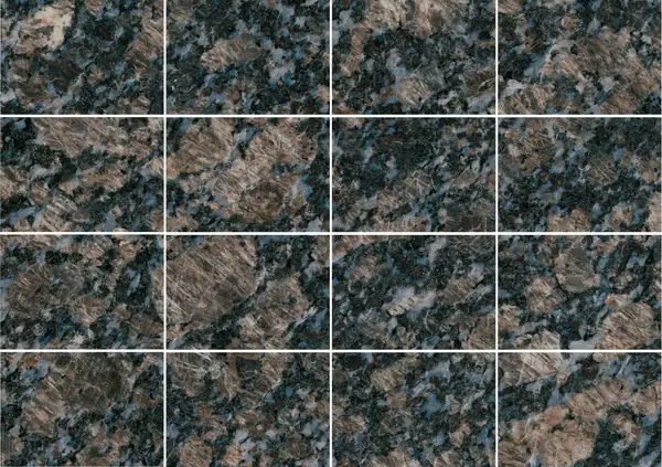 جرانيت هندي أزرق ياقوتي مطابقة كتاب مزدوج مفتوح