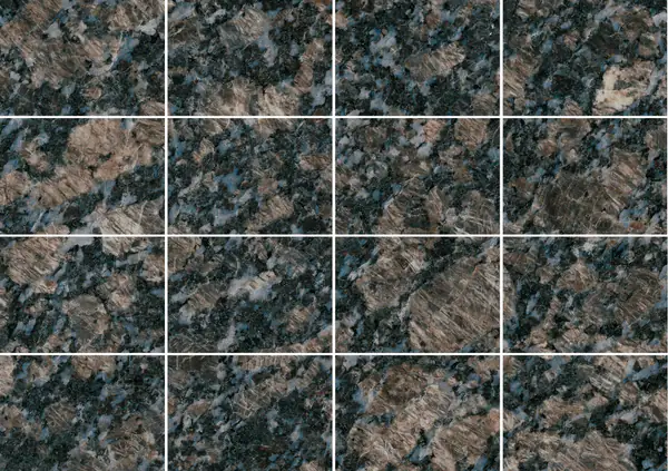 جرانيت هندي أزرق ياقوتي مطابقة ربع كتاب