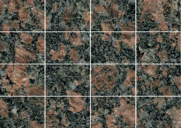 جرانيت هندي بني ياقوتي مطابقة ربع كتاب