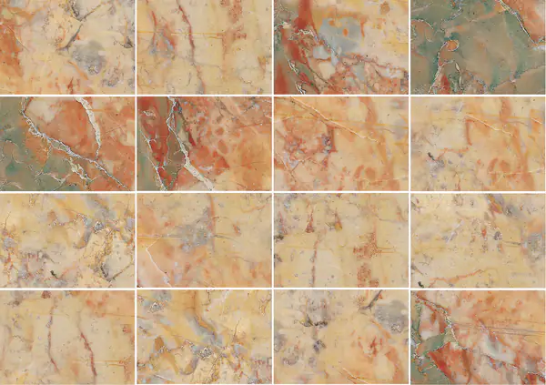 رخام سارانكولين الفرنسي مطابقة كتاب مفتوح