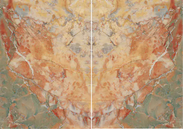 رخام سارانكولين الفرنسي مطابقة ربع كتاب