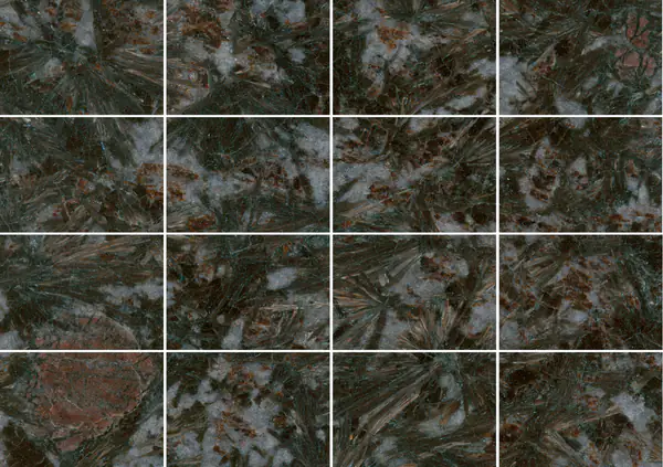 جرانيت صيني أسود سيلويت مطابقة ربع كتاب