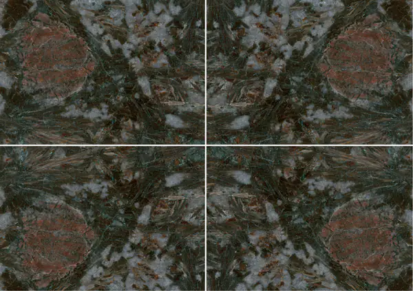 جرانيت صيني أسود سيلويت عروق متتابعة