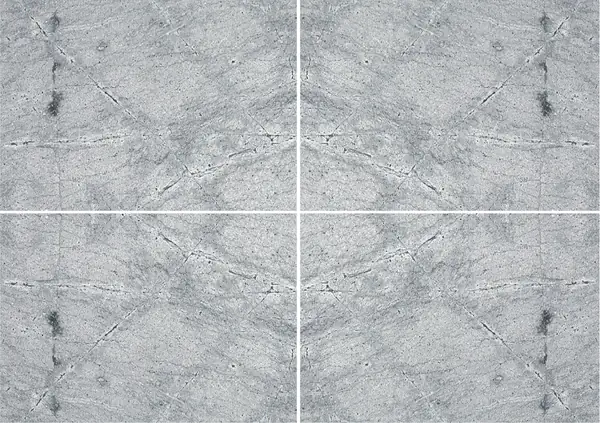 الكوارتزيت الفضي البرازيلي عروق غير متطابقة