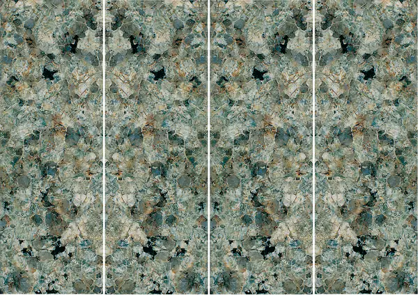 جرانيت سعودي أخضر فضي البحر غير مطابق