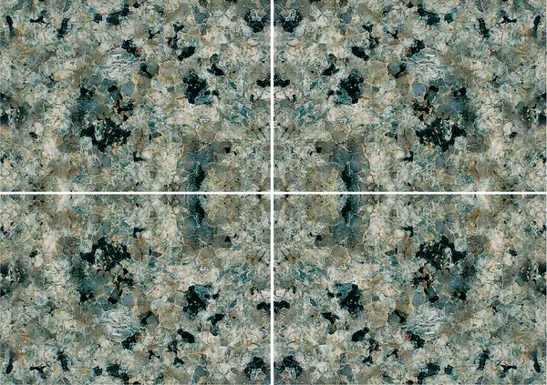 جرانيت سعودي أخضر فضي البحر عروق غير متطابقة