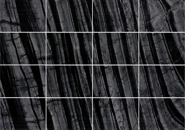 رخام سيلفر ويف الصيني مطابقة كتاب مزدوج مفتوح