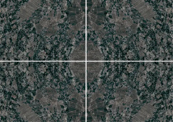 جرانيت هندي رمادي فولاذي عروق غير متطابقة