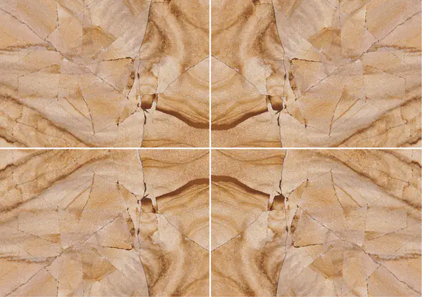 خشب الساج وحجر الرملي الباكستاني عروق متتابعة