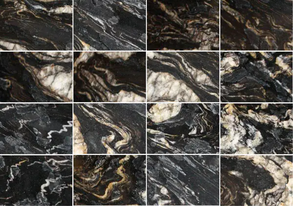 جرانيت برازيلي ذهبي تيتانيوم مطابقة كتاب مفتوح