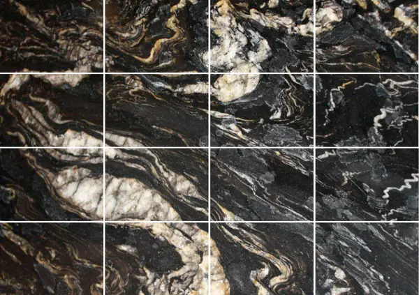 جرانيت برازيلي ذهبي تيتانيوم مطابقة ربع كتاب