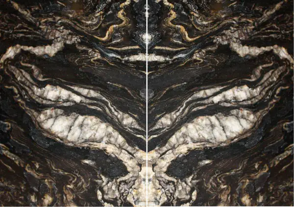 جرانيت برازيلي ذهبي تيتانيوم مطابقة ربع كتاب