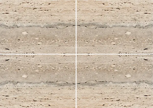 ترافرتينو فضي بني ترافرتين إيطالي عروق غير متطابقة