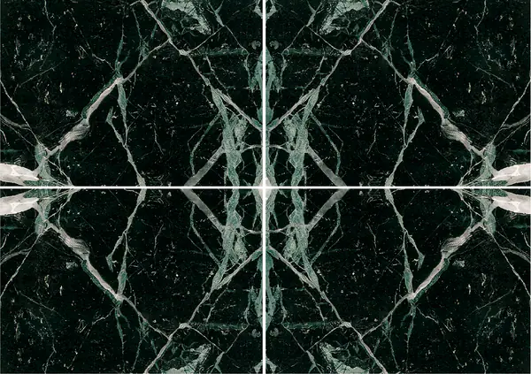 رخام إيطالي فيردي أكسيليو عروق غير متطابقة