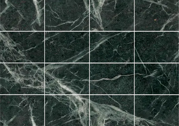 رخام فيردي أنتيكو دي أوريينتي الإيراني مطابقة كتاب مزدوج مفتوح