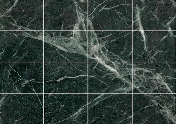 رخام فيردي أنتيكو دي أوريينتي الإيراني مطابقة ربع كتاب