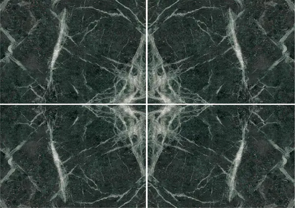 رخام فيردي أنتيكو دي أوريينتي الإيراني عروق غير متطابقة