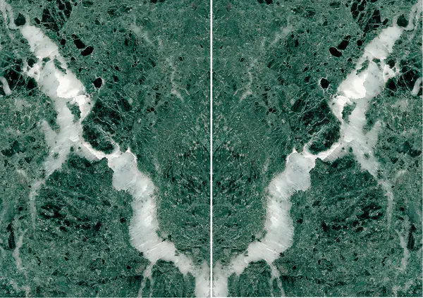 رخام إيطالي فيردي إيسوار مطابقة ربع كتاب