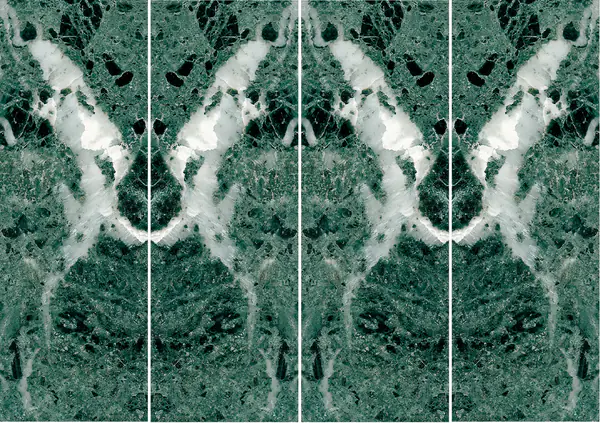 رخام إيطالي فيردي إيسوار غير مطابق