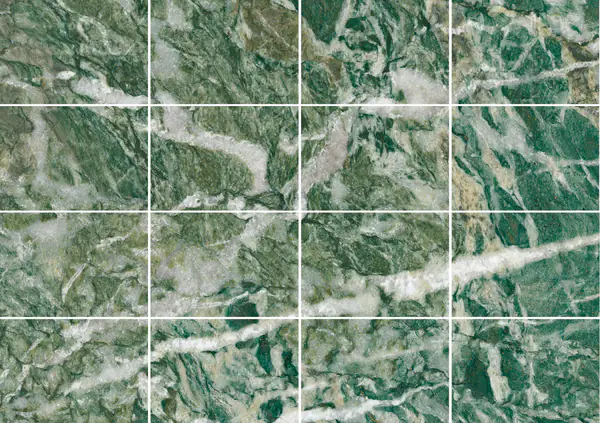 رخام كندي أخضر مالاكيت مطابقة ربع كتاب