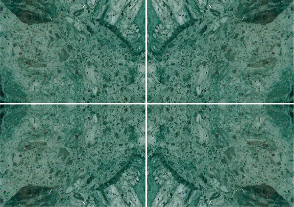 رخام فيردي راجستان الهندي عروق غير متطابقة