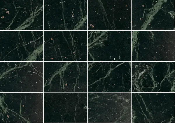 رخام إيطالي فيردي راميجياتو مطابقة كتاب مفتوح