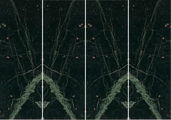 رخام إيطالي فيردي راميجياتو غير مطابق