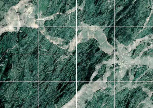 رخام إيطالي فيردي إس. دينيس مطابقة ربع كتاب