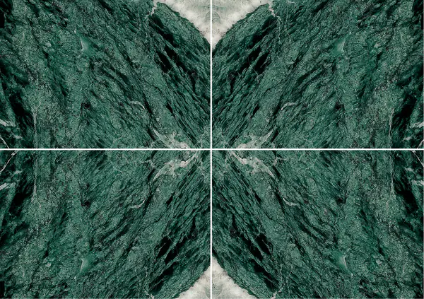 رخام إيطالي فيردي إس. دينيس عروق متتابعة