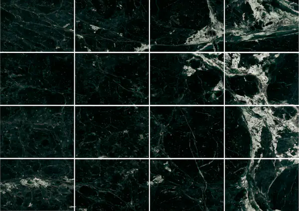 رخام فيردي فيرمونت الأمريكي مطابقة كتاب مزدوج مفتوح