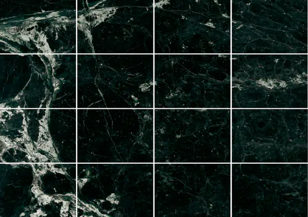 رخام فيردي فيرمونت الأمريكي مطابقة ربع كتاب