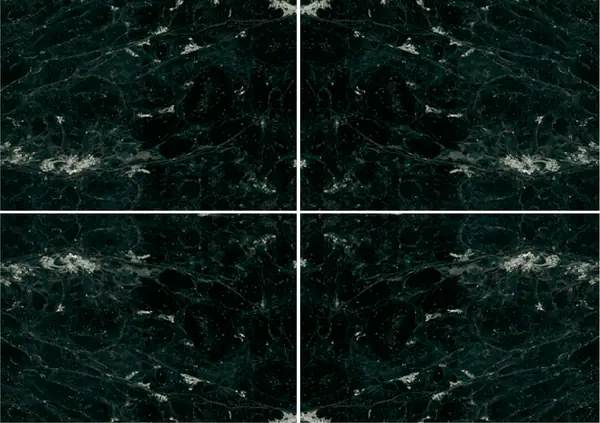 رخام فيردي فيرمونت الأمريكي عروق غير متطابقة