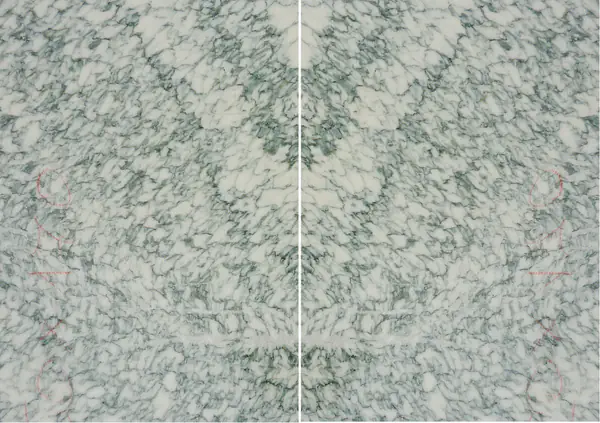 رخام فرنسي فير دي إستورز مطابقة ربع كتاب