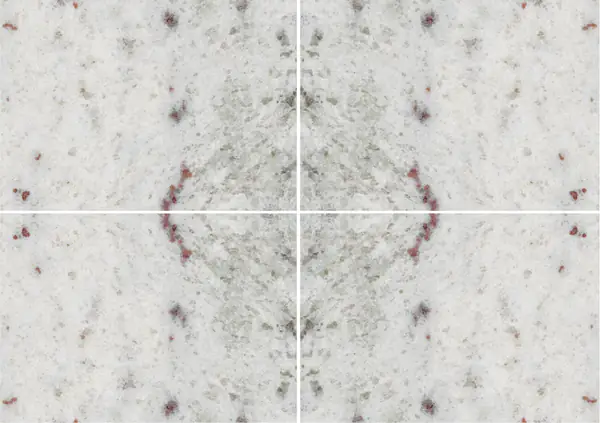 جرانيت أندروميدا الأبيض السريلانكي عروق غير متطابقة