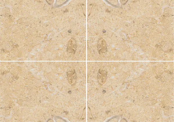 رخام الحلم الأصفر المصري عروق غير متطابقة