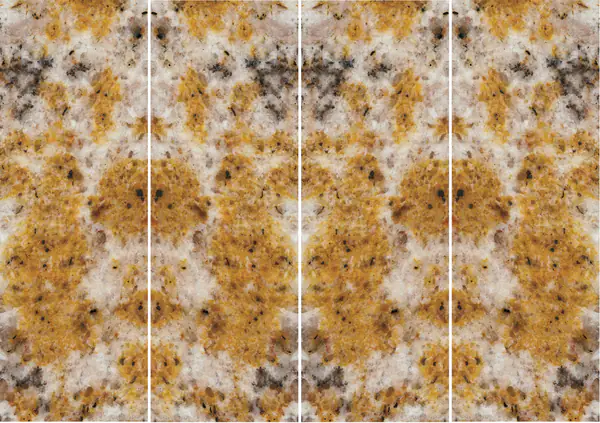 جرانيت المطر الأصفر البرازيلي غير مطابق