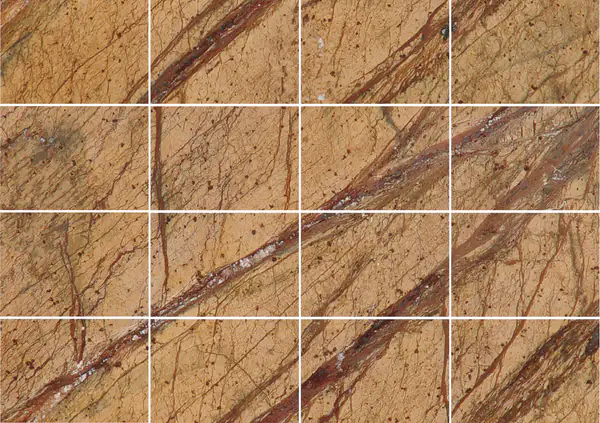 رخام الجذر الأصفر الهندي مطابقة كتاب مزدوج مفتوح