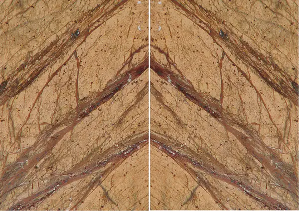 رخام الجذر الأصفر الهندي مطابقة ربع كتاب